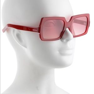 Square tinted sunglasses- Acne studios